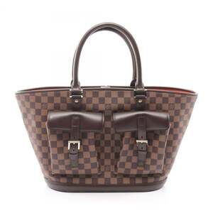 LOUIS VUITTON Brown Damier Leather Bag